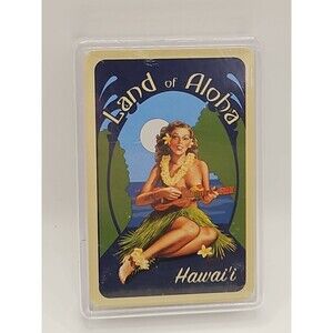 2002 Island Heritage Land of Aloha Hawaii Playing Cards Sealed Vintage Palm